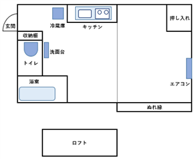 ダーチャかねやき間取り図