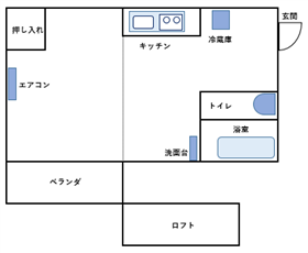ダーチャかねやき間取り図