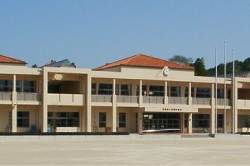 河浦中学校の写真
